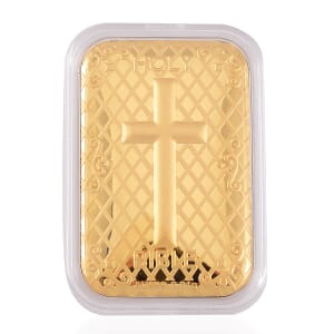 24K Gold Holy Bible Emboss Sheet 31x45.5mm 10mg