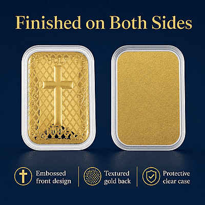 Holy Bible 24k Gold Embossed Sheet 10mg