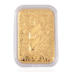 24K Gold Cross Line of Faith Emboss Sheet 31x45.5mm 10mg