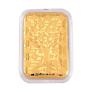 24K Gold Tree of Life Emboss Sheet 31x45.5mm 10mg