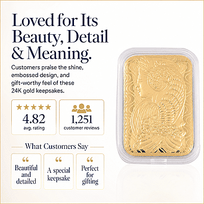 Lady Fortuna 24k Gold Embossed Sheet 10mg