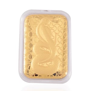 24K Gold Serpent Emboss Sheet 31x45.5mm 10mg