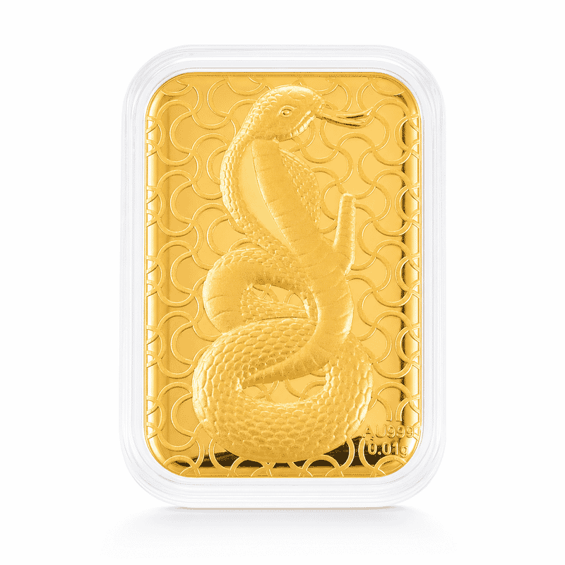 Serpent 24k Gold Embossed Sheet 10mg