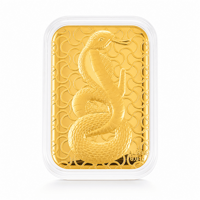 Serpent 24k Gold Embossed Sheet 10mg