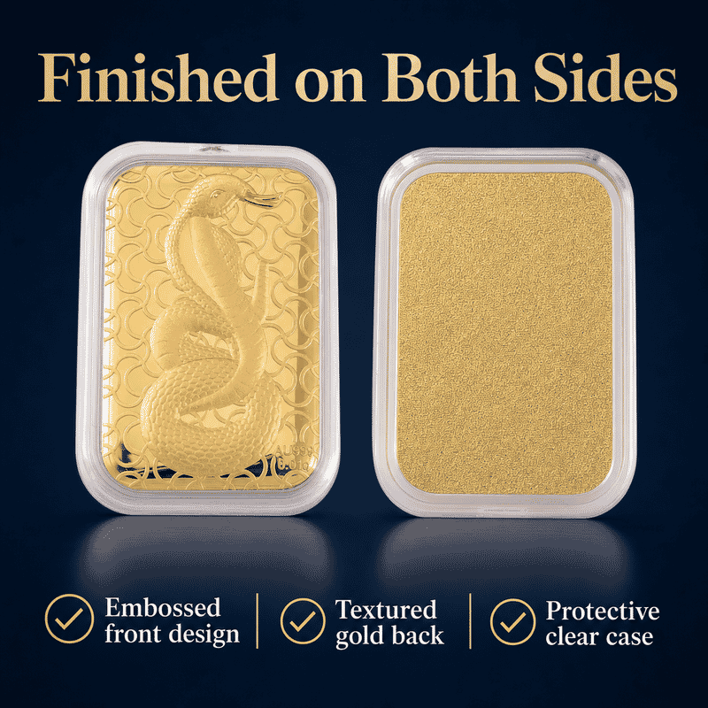 Serpent 24k Gold Embossed Sheet 10mg