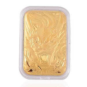 24K Gold Dragon Emboss Sheet 31x45.5mm 10mg