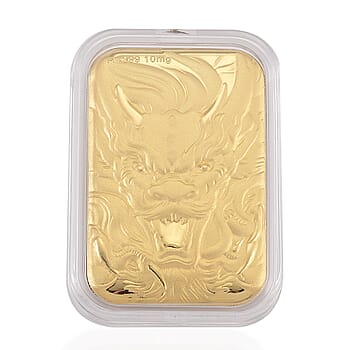 24K Golden Dragon Emboss Sheet 31x45.5mm 10mg - Product card gallery slide 1 (10177986101561)