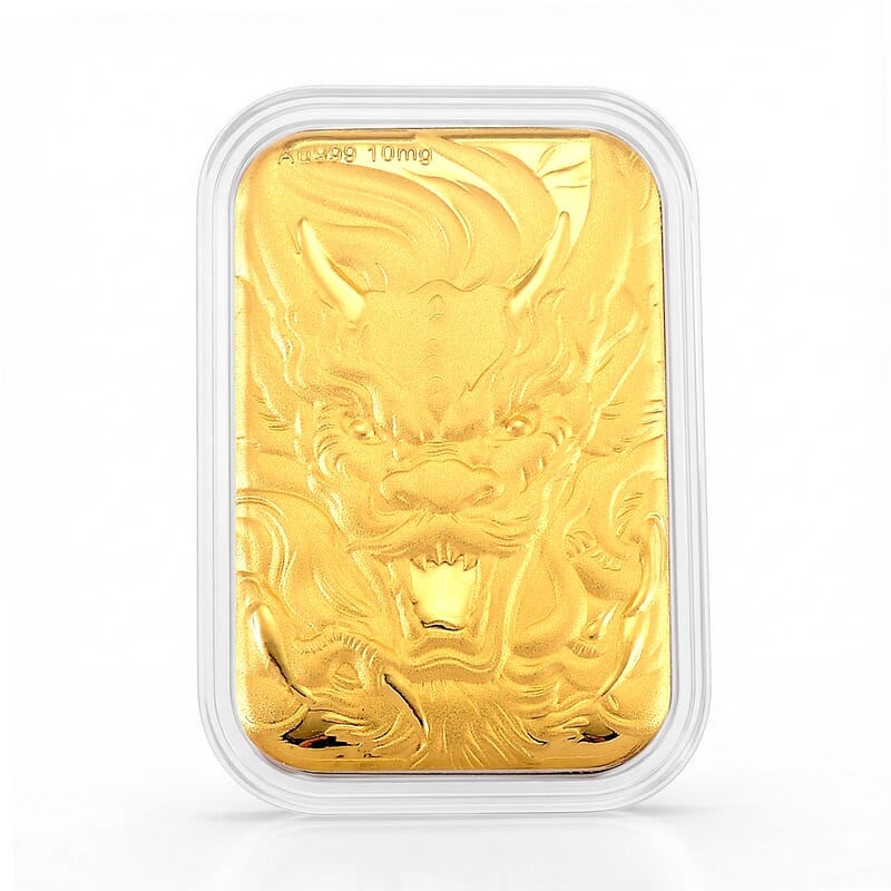 Dragon 24k Gold Embossed Sheet 10mg