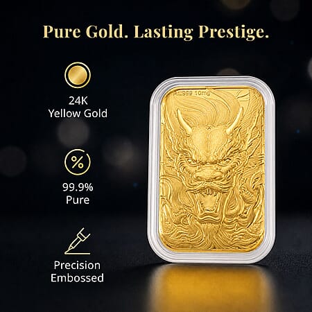 24K Golden Dragon Emboss Sheet 31x45.5mm 10mg - Product card gallery slide 2 (10177986101561)