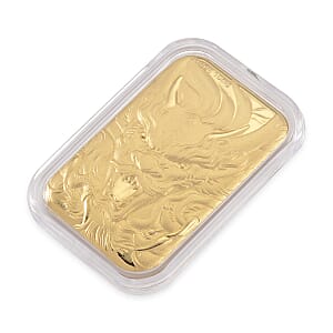Doorbuster 24K Golden Dragon Emboss Sheet 31x45.5mm 10mg