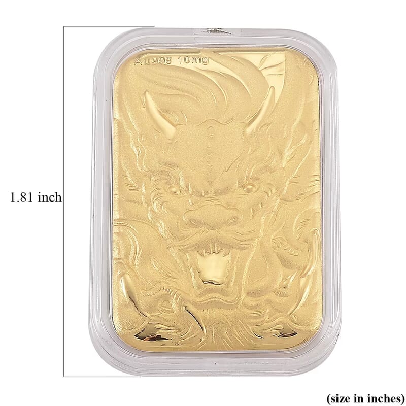 Dragon 24k Gold Embossed Sheet 10mg