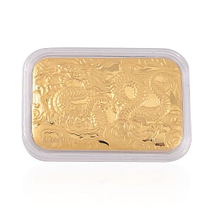 24K Golden Dragon Emboss Sheet 31x45.5mm 10mg