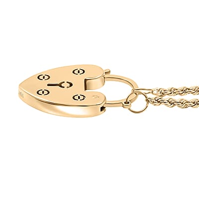 Italian Locket Heart Necklace in 10K Yellow Gold 2.4 Grams 18 Inches