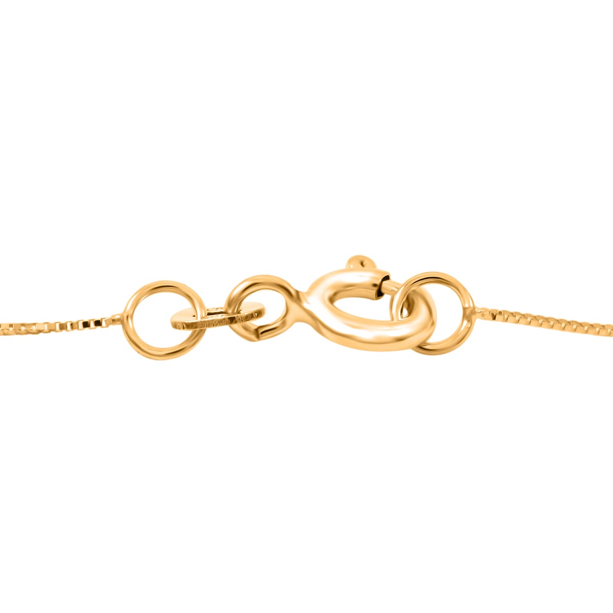 Italian Blossom Egg Necklace in 10K Yellow Gold 1.76 Grams 18-20 Inches image number 4