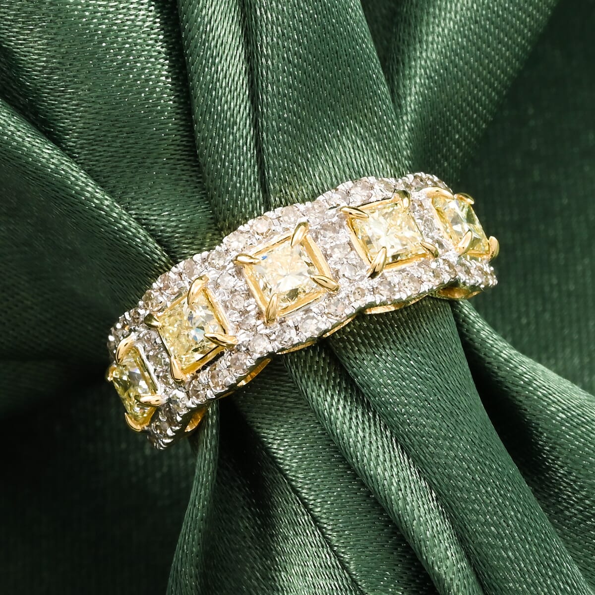 Diamond 2.00 ctw Ring in 14K Yellow Gold (Size 6.0) image number 1