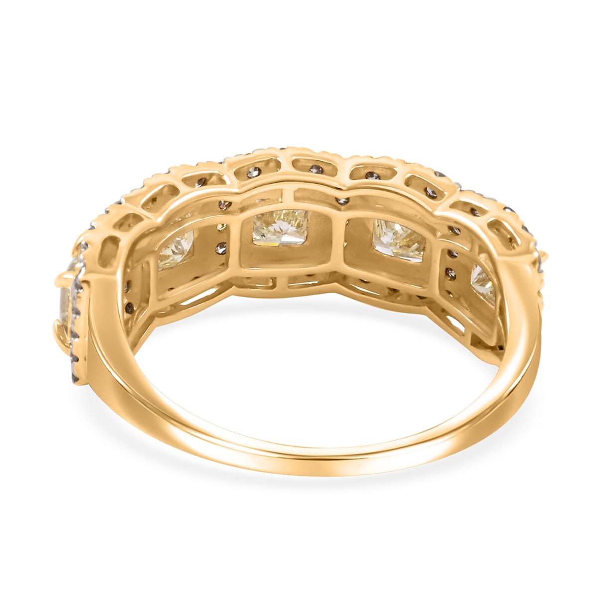 Diamond 2.00 ctw Ring in 14K Yellow Gold (Size 6.0) image number 4
