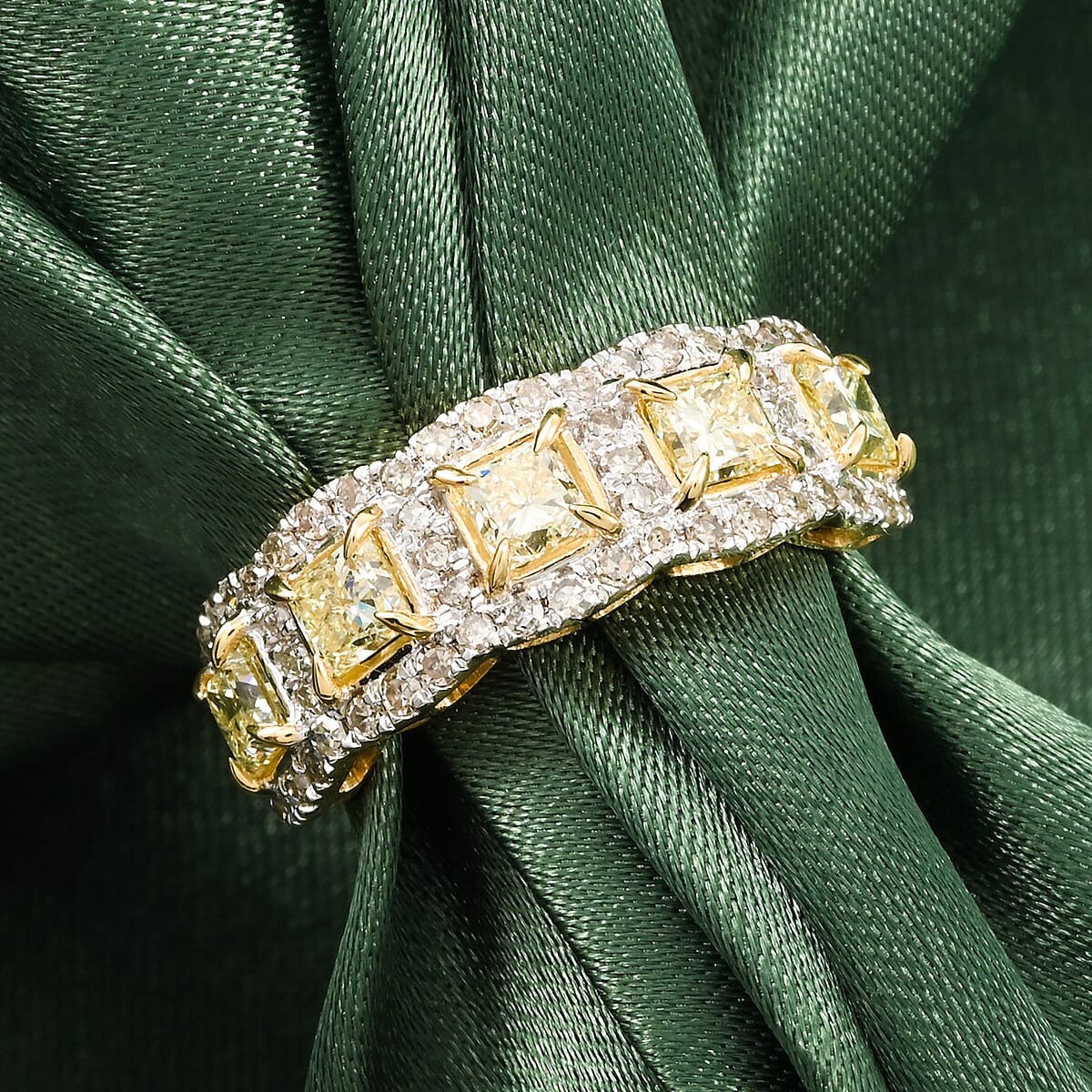 Diamond 2.00 ctw Ring in 14K Yellow Gold (Size 7.0) image number 1