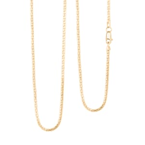 10K Yellow Gold 1.3mm Luca Necklace 20 Inches 3.60 Grams