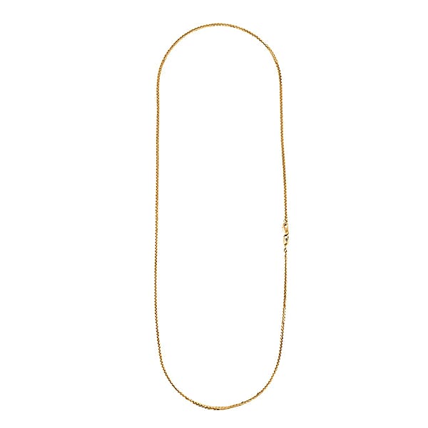 14K Yellow Gold 2mm Triple Spiga Wheat Chain Necklace 20 Inches 4.60 Grams