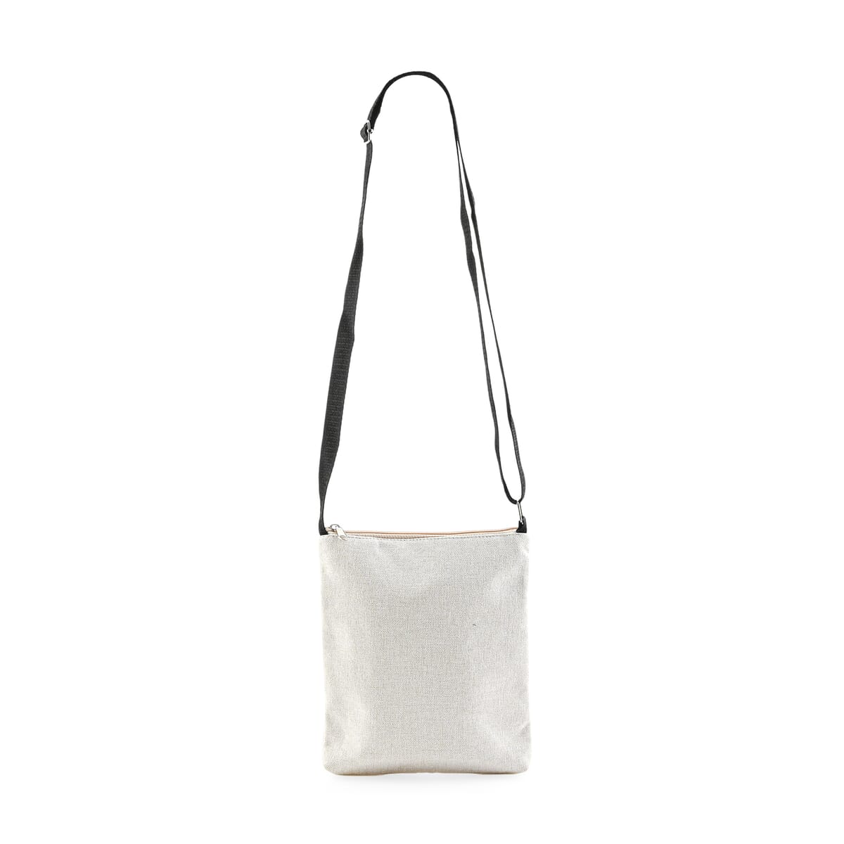 Red Floral Embroidery Pattern Mini Shoulder Bag with Shoulder Strap image number 3