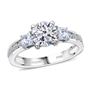 Luxuriant Lab Grown Diamond E-F VS 2.00 ctw Ring in 950 Platinum (Size 7.0) 4.80 Grams