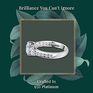Luxuriant Lab Grown Diamond E-F VS 2.00 ctw Ring in 950 Platinum (Size 9.0) 4.80 Grams