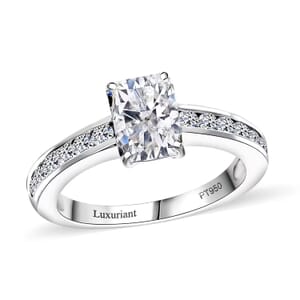 950 Platinum Luxuriant Lab Grown Diamond (E-F, VS) Ring (Size 7.0) (5.38 g) 2.00 ctw