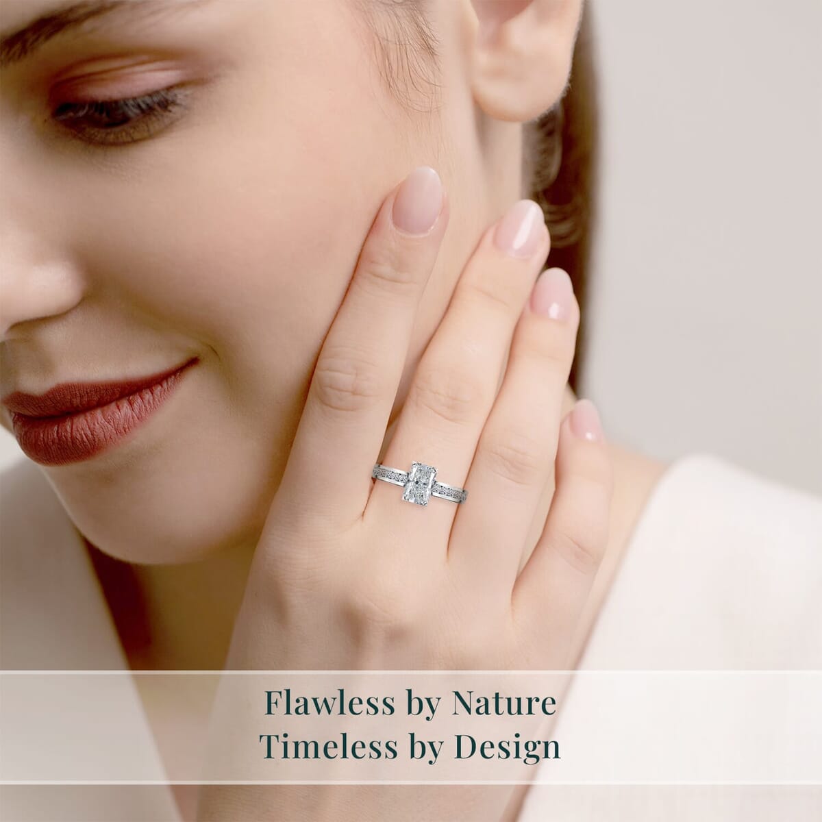 950 Platinum Luxuriant Lab Grown Diamond (E-F, VS) Ring (Size 7.0) (5.38 g) 2.00 ctw image number 1