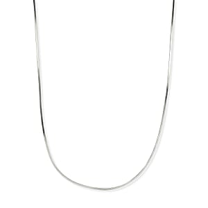 Sterling Silver Chain Necklace (22 Inches) (4.1 g)
