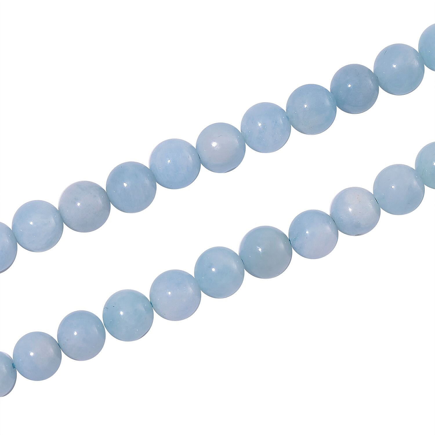 Aquamarine and Beads & Pearl 145.00 ctw Necklace in Sterling Silver