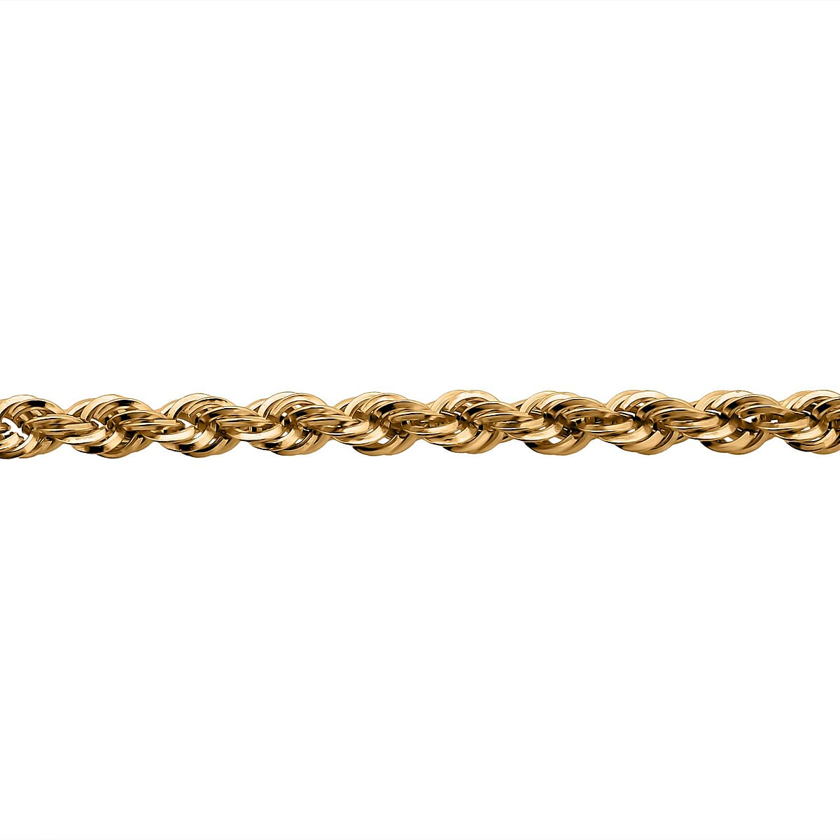 18K Yellow Gold 2mm Rope Chain Necklace 26 Inches 6.5 Grams image number 4