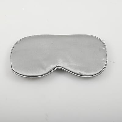 Closeout Set of 5 Grey Mulberry Silk Eye Masks (Ships in 8-10 Business Days)