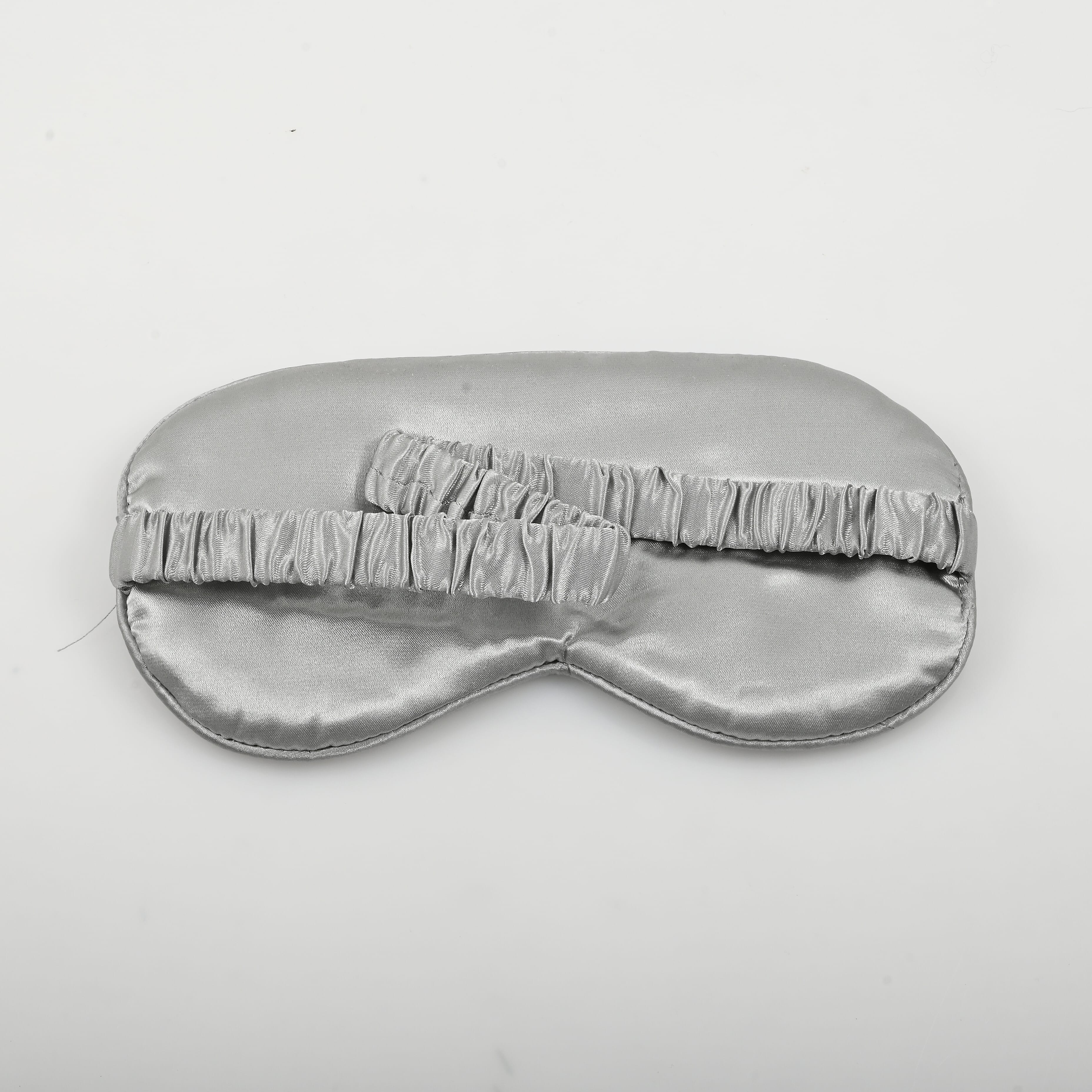 Closeout Set of 5 Grey Mulberry Silk Eye Masks (Ships in 8-10 Business Days)