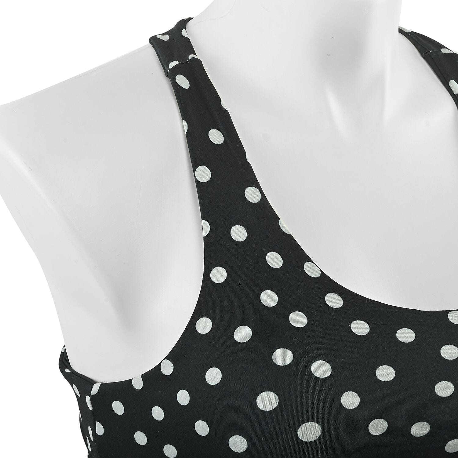Max Studio Performance Polka Dot Leo Reversible Sports Bra - S