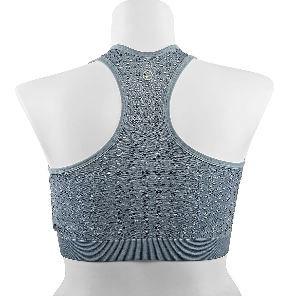 Max Studio Performance Charcoal Camelia Sports Bra - M image number 1