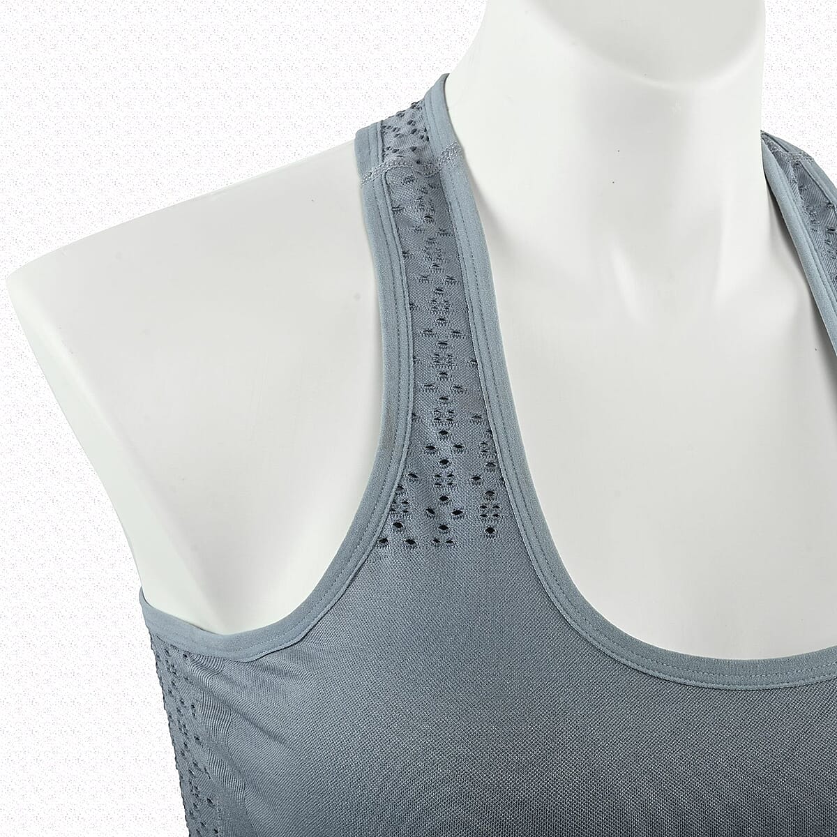 Max Studio Performance Charcoal Camelia Sports Bra - M image number 3