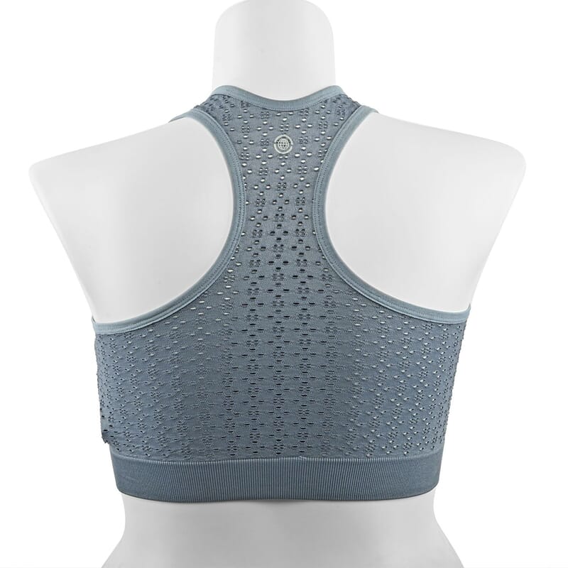 Max Studio Performance Charcoal Camelia Sports Bra - XS/S