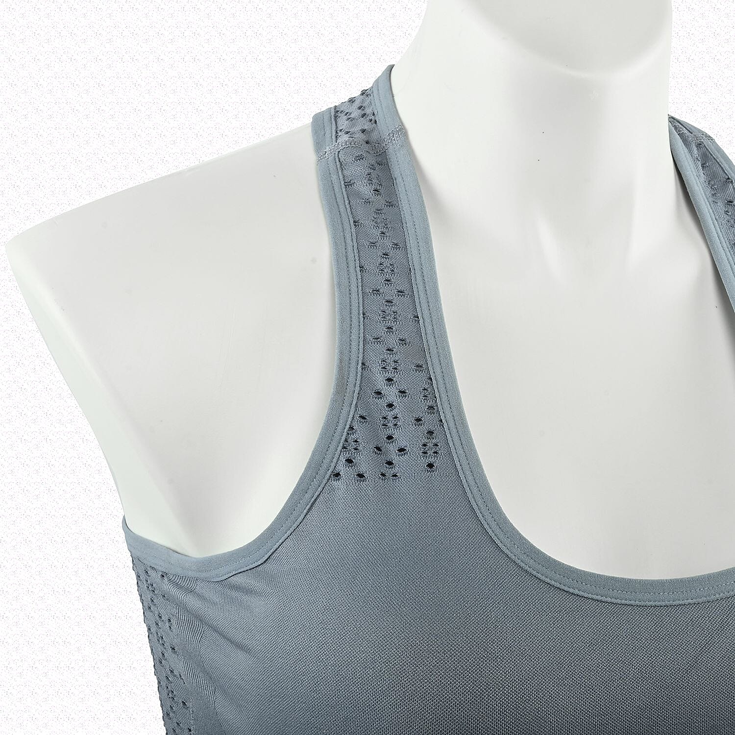 Max Studio Performance Charcoal Camelia Sports Bra - XS/S