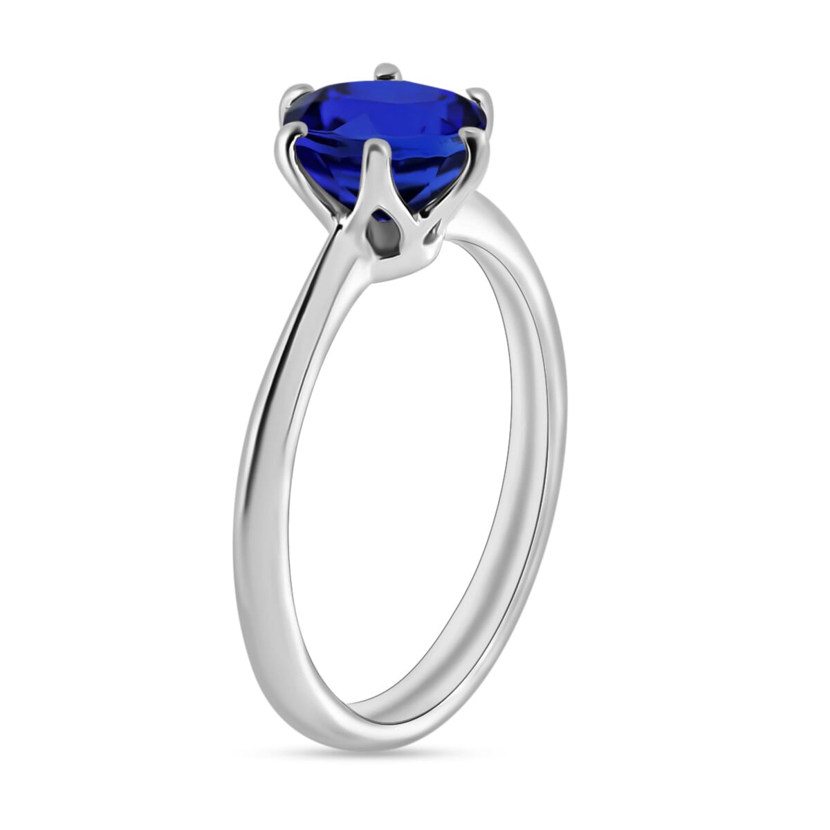 Rhapsody AAAA Tanzanite Solitaire Ring in 950 Platinum (Size 10.0) 1.45 ctw image number 2