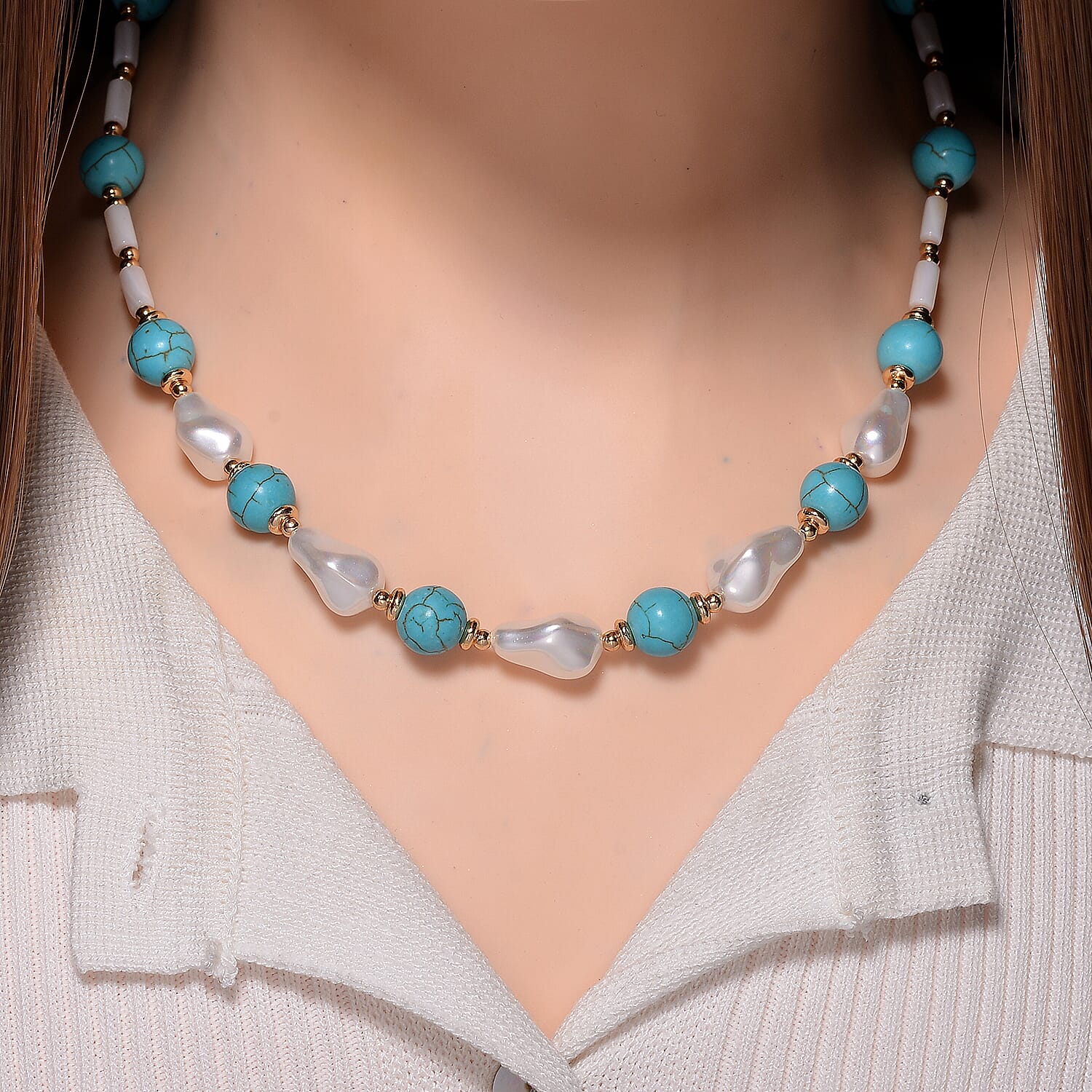 Blue Howlite - Product card gallery slide 2 (9432730337535)
