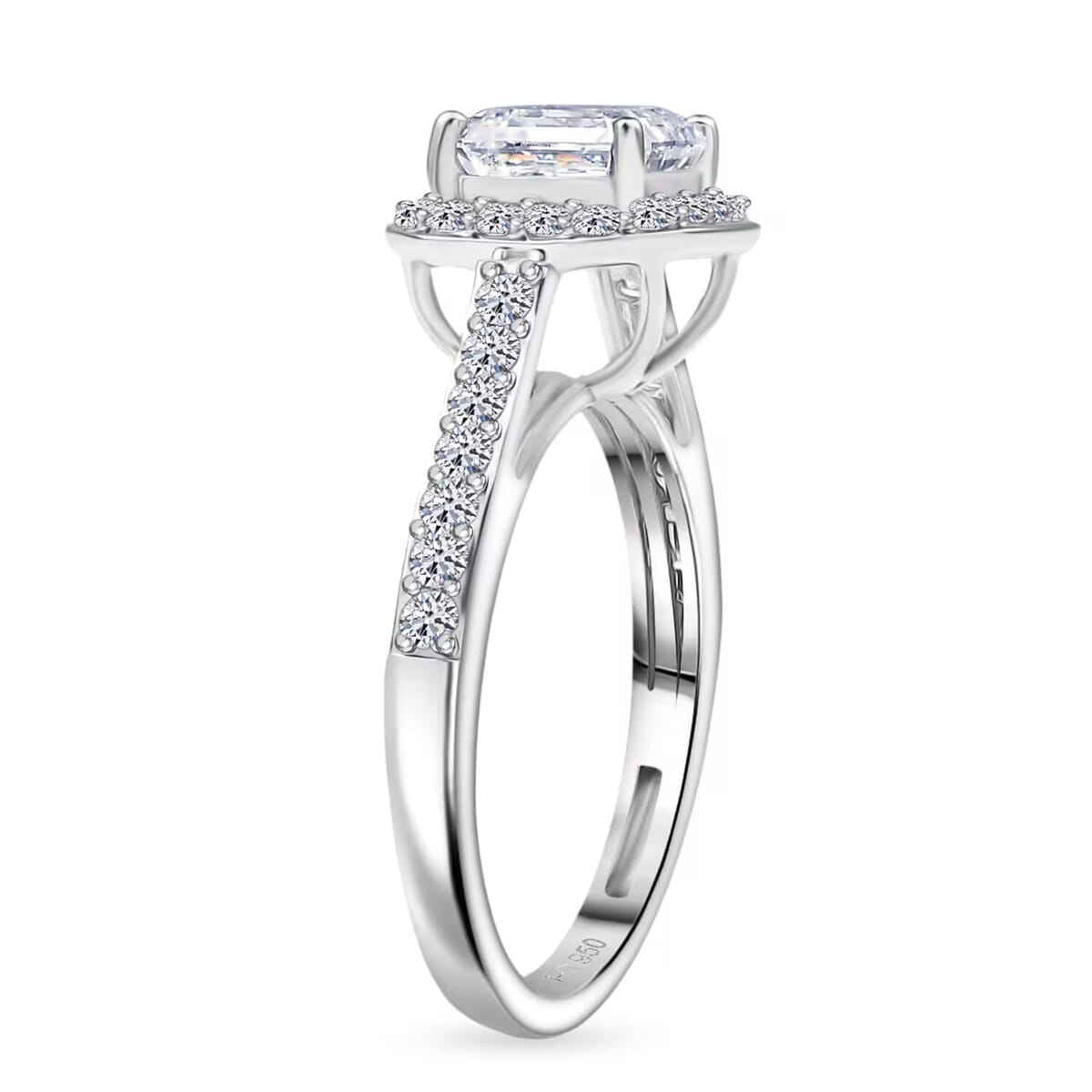Luxuriant Lab Grown Diamond E-F VS 2.00 ctw Ring in 950 Platinum (Size 10.0) 4.80 Grams image number 8
