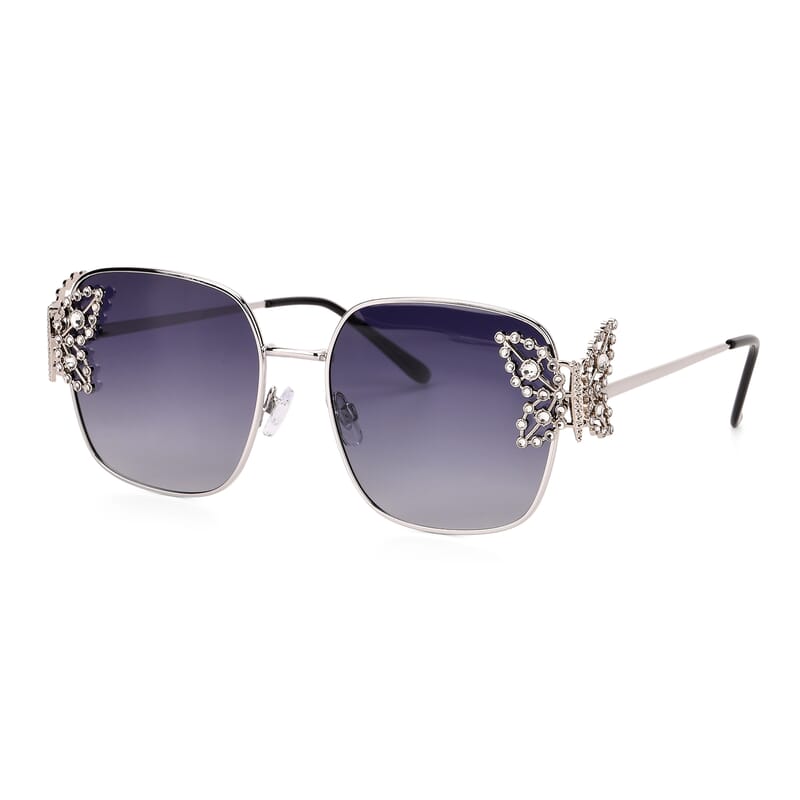 UV400 Polarized Sunglasses with Storage Bag - Grey