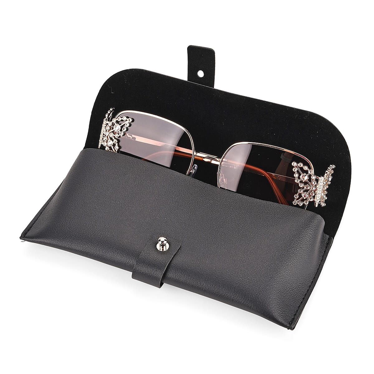 UV400 Polarized Sunglasses with Storage Bag - Light Brown image number 5