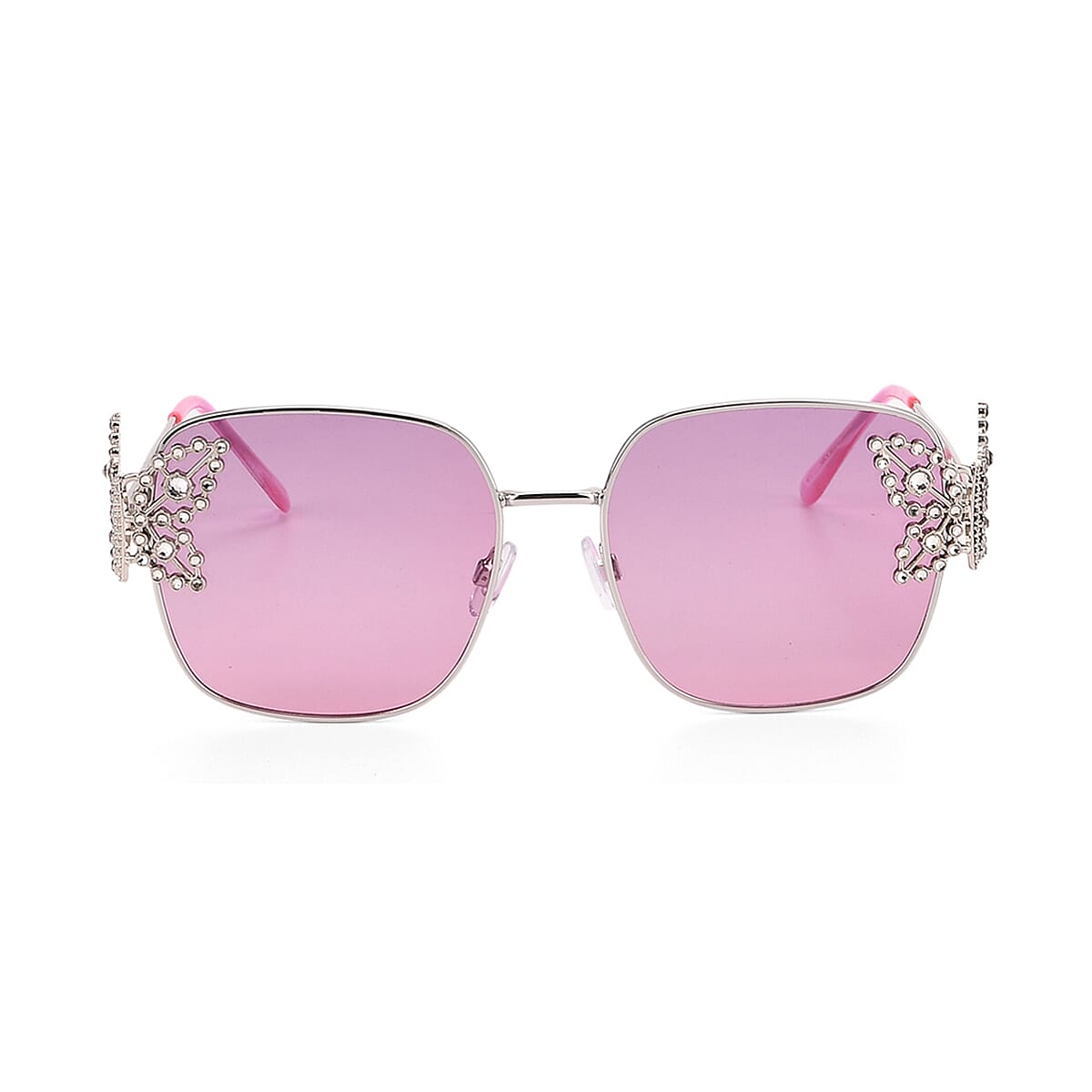 UV400 Polarized Sunglasses with Storage Bag - Light Pink image number 2