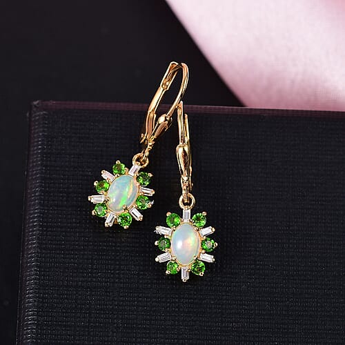 Ethiopian Welo Opal & Chrome Diopside - Product card gallery slide 2 (9432734040319)