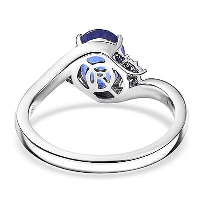 Certified & Appraised Rhapsody AAAA Tanzanite and E-F VS Diamond 2.80 ctw Ring in 950 Platinum (Size 10.0) 6.25 Grams