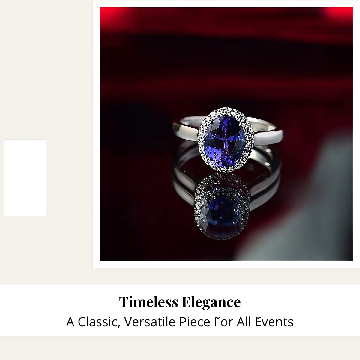 Certified & Appraised Rhapsody 950 Platinum AAAA Tanzanite, Diamond (E-F, VS) Ring (5.72 g) (Del. in 10-15 Days) 3.21 ctw image number 5