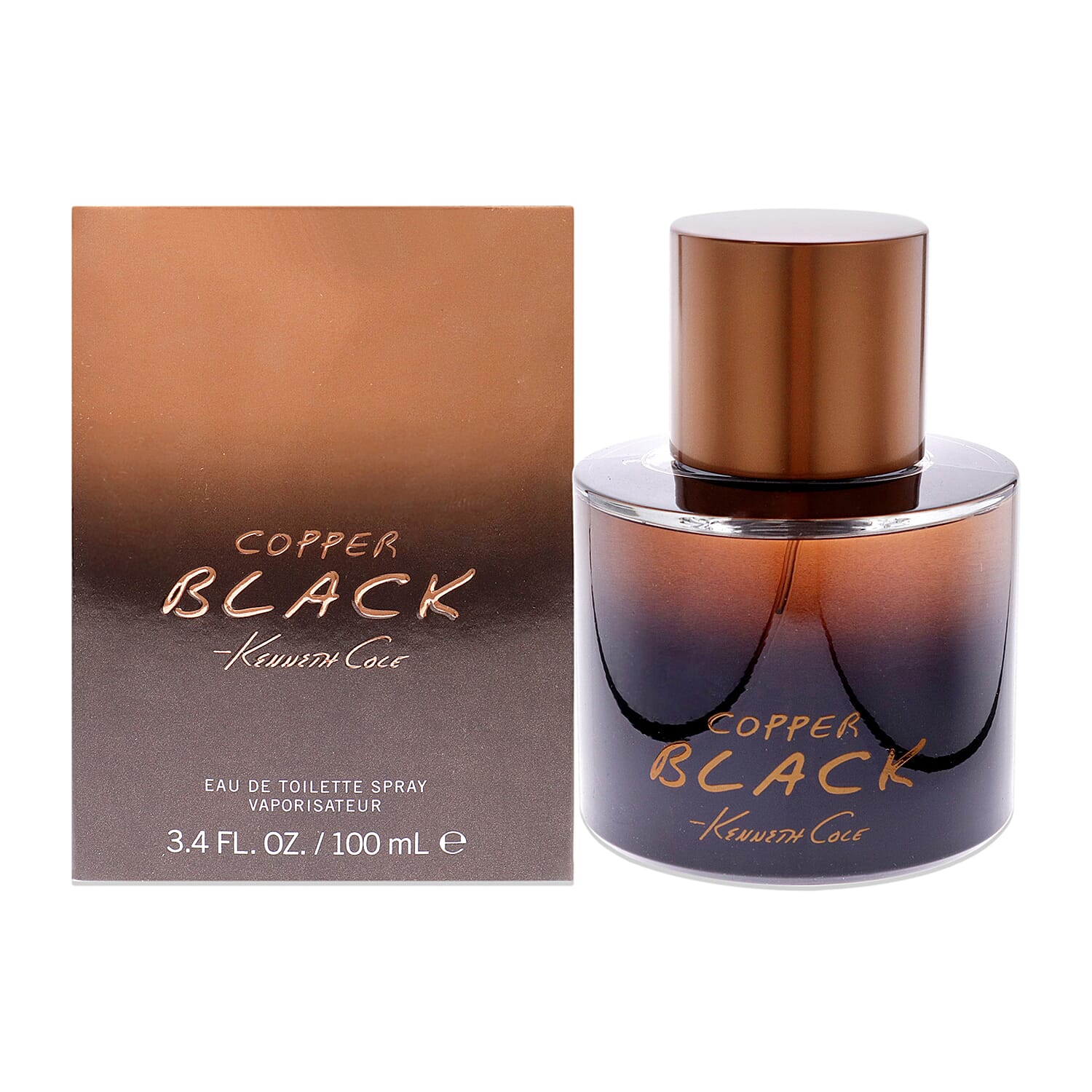 Kenneth Cole Copper Black EDT Spray 3.4 fl oz