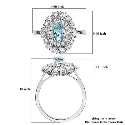 Certified and Appraised Rhapsody AAAA Paraiba Tourmaline, Diamond Ring in 950 Platinum 2.25 ctw (Size 10.0) With Free Paraiba Book