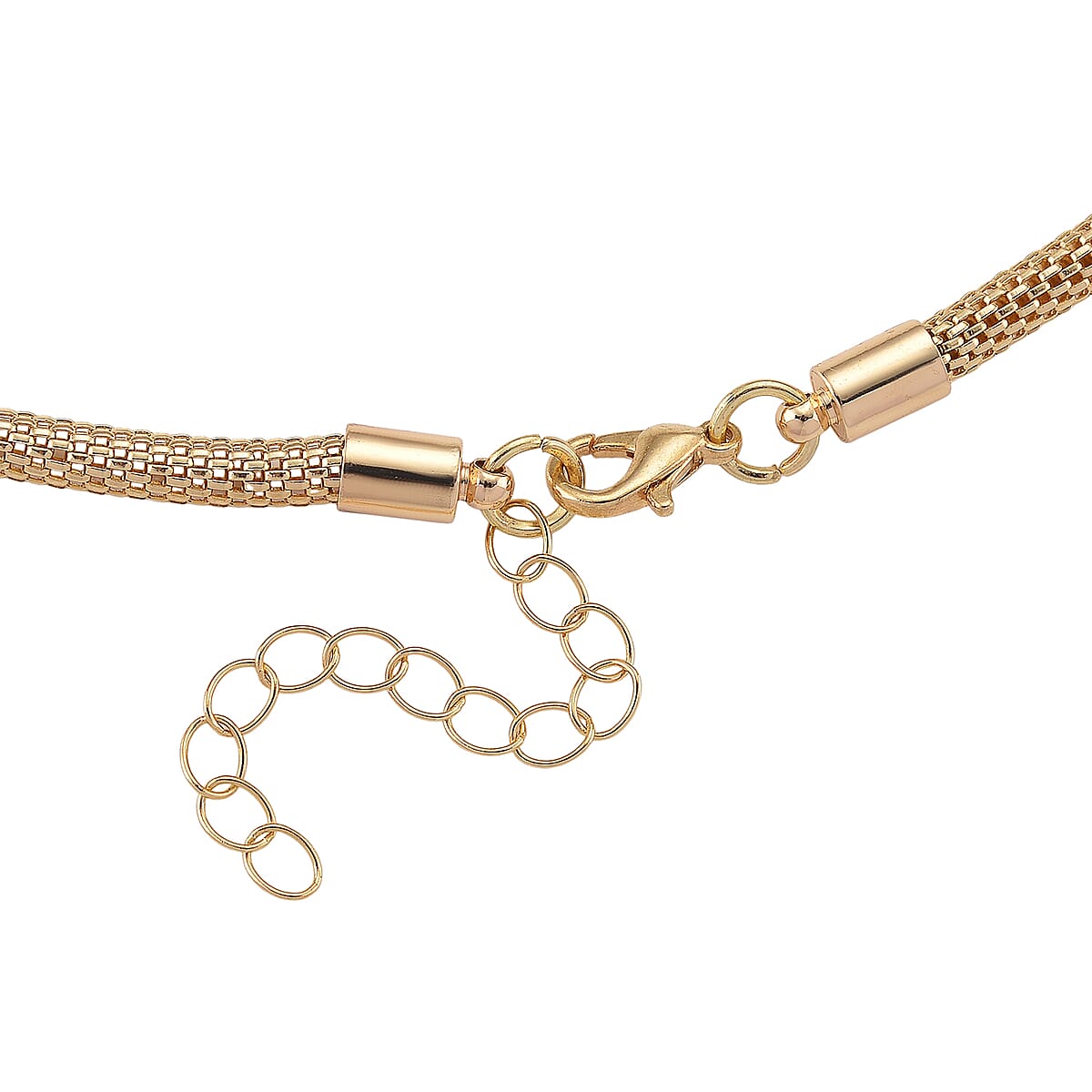 Multi Color Austrian Crystal Charm Necklace in Goldtone (20-22 Inches) image number 4
